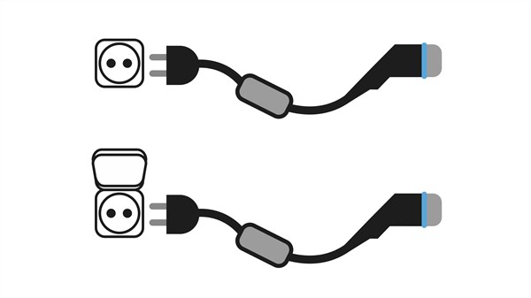 E-Tech 100% electric - charging with a reinforced or standard socket - Renault