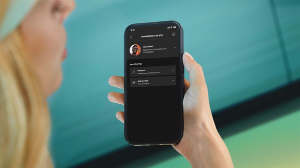 remote vehicle management - Renault digital key