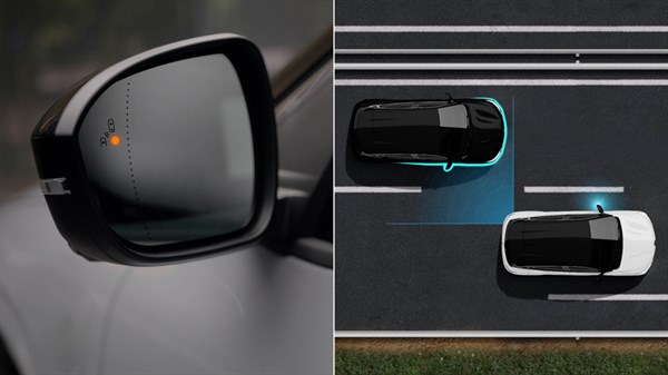 blind spot warning Megane E-tech