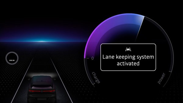 lane departure warning Megane E-tech