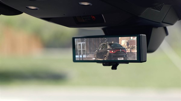 smart rear view mirror Megane E-tech