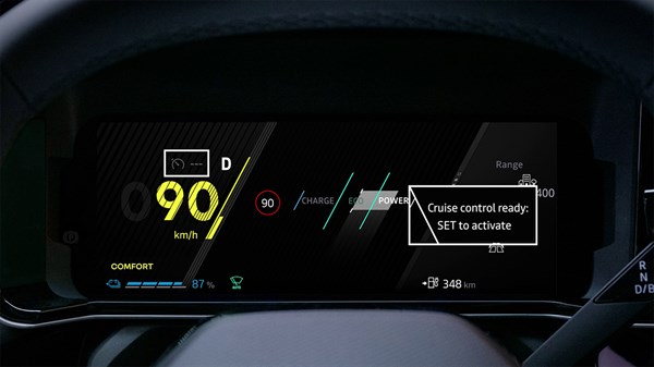 cruise control - R5 E-Tech electric - Renault