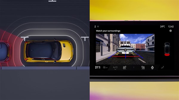 rear view camera - R5 E-Tech electric - Renault