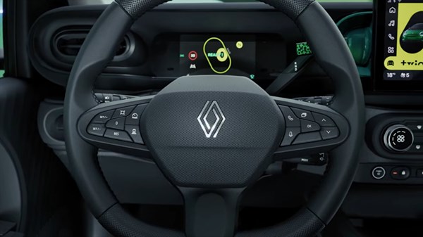 Renault Twingo E-Tech electric - tutorial video- steering wheel and e-shifter