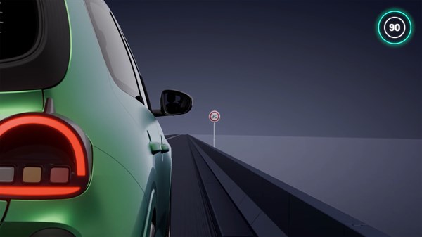 l'alerte de survitesse avec reconnaissance des panneaux - Renault Twingo full hybrid E-Tech
