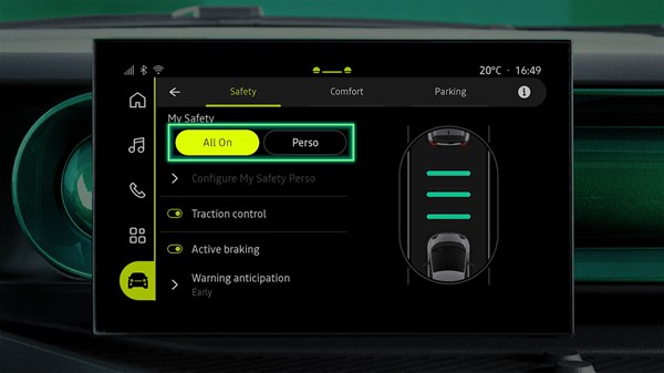 Renault Twingo E-Tech electric - tutorial video - my safety
