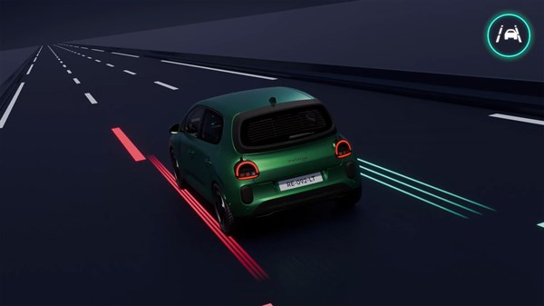 Renault Twingo E-Tech electric - tutorial video - lane departure prevention