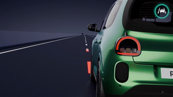 Renault Twingo E-Tech electric - tutorial video - emergency lane departure prevention