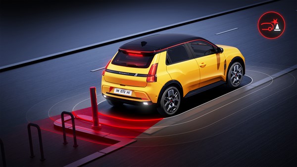 rear automatic emergency braking - Renault 5 100% electric