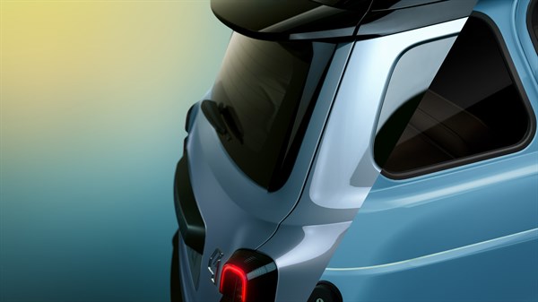 rear quarter panel window - Renault 4 E-Tech electric