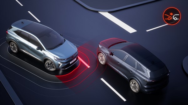 Renault Symbioz E-Tech full hybrid - intersection automatic emergency braking system