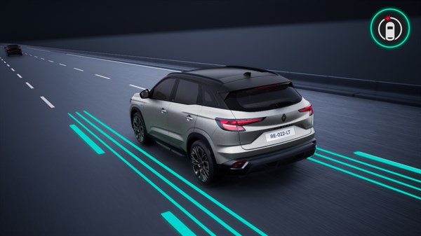 rear detection - Renault Austral full hybrid E-Tech