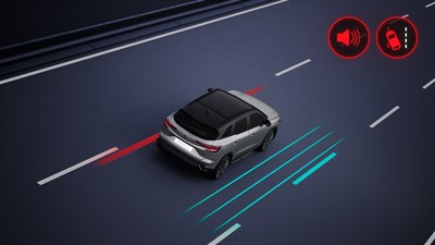 lane departure warning - safety - Renault Austral E-Tech full hybrid