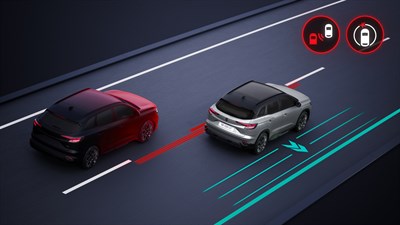 blind spot warning and prevention - safety - Renault Austral full hybrid E-Tech 