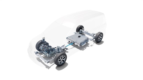 Renault Kangoo Van - electric powertrain 