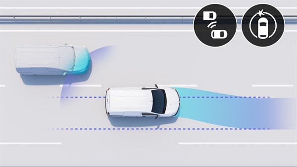 active blind spot monitoring system - Renault Kangoo Van