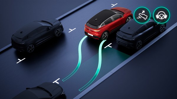Renault Megane E-Tech electric - full auto park