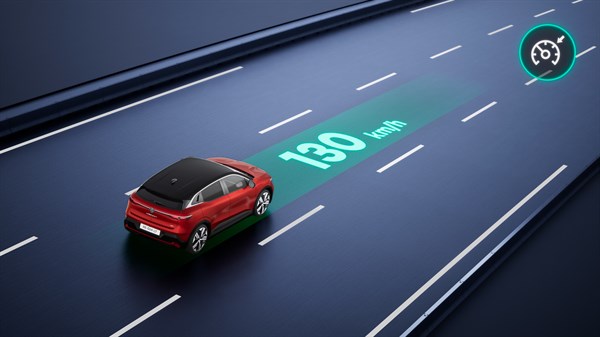 Renault Megane E-Tech electric - cruise control and speed limiter