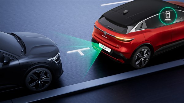 Renault Megane E-Tech electric - rear view camera