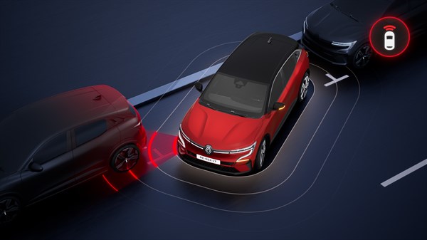 Renault Megane E-Tech electric - front park assist