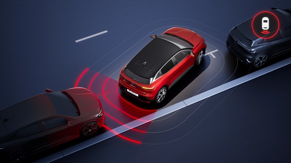 Renault Megane E-Tech electric - rear park assist