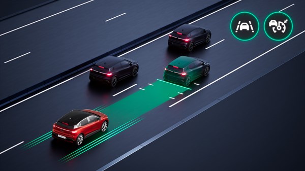 Renault Megane E-Tech electric - highway and traffic jam assist