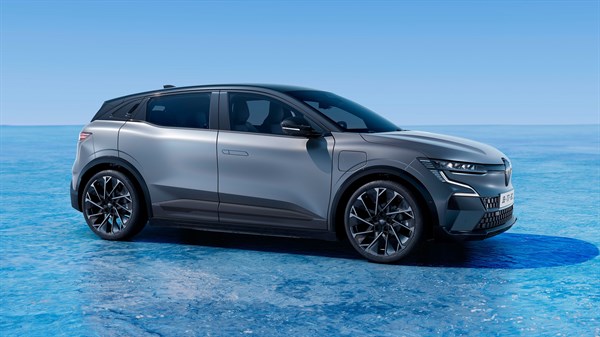 exclusive shale grey satin finish -  Renault Megane E-Tech electric
