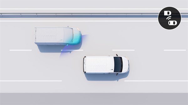 Renault Trafic Van - blind spot warning