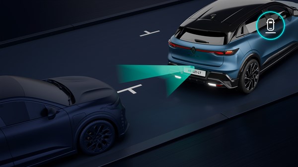 Renault Megane E-Tech electric - rear view camera