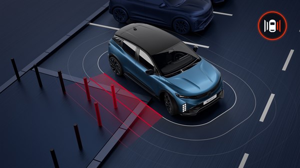 Renault Megane E-Tech electric - side park assist