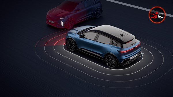 Renault Megane E-Tech electric - active emergency braking system