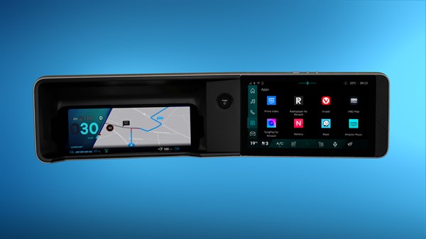 Renault 4 E-Tech électrique - plus de 100 apps