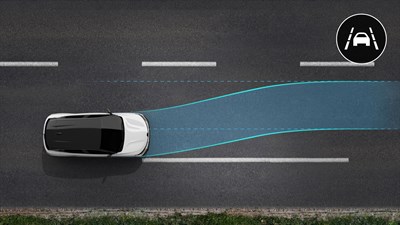 Renault Megane E-Tech 100% electric - lane keeping assist
