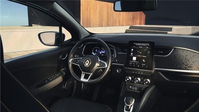 Renault ZOE intérieur, planche de bord, écran multimédia